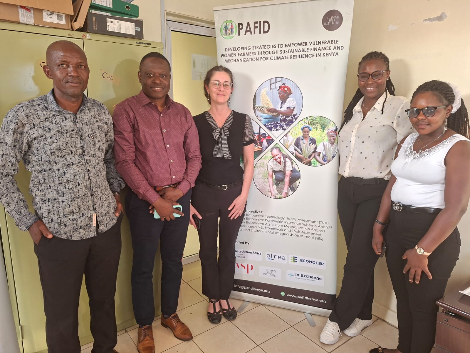 PAFID team with beneficiaries